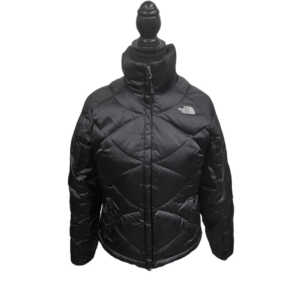 The North-face Women's Jacket Size Small Black Goose Down Blend Warm